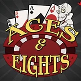 Official Poker logo: Aces and Eights - 3 Hands by RTG (Reel Time Gaming) at Stake Casino