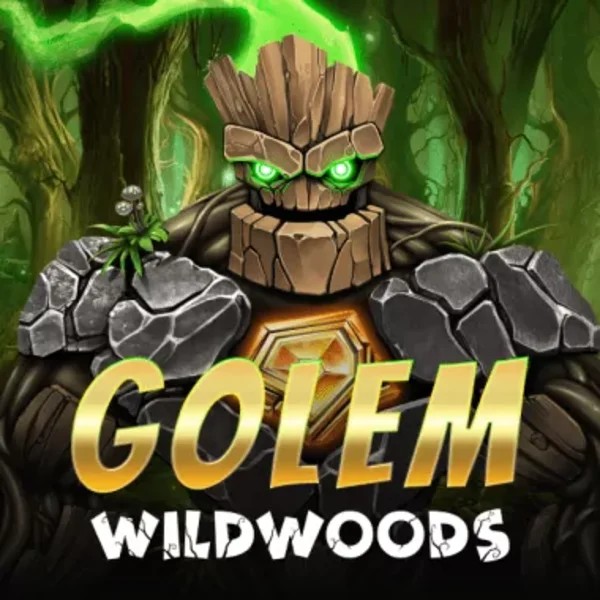 Golem Wildwoods logo – Slots by BF Games at Stake Casino